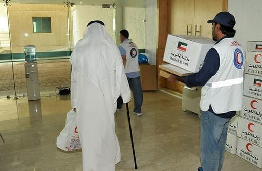 الأمن الغذائي - جمعية الهلال الأحمر الكويتي