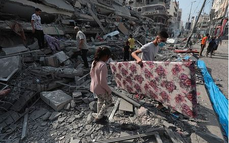 كفالة مراكز ايواء النازحين في غزة - جمعية بلد الخير